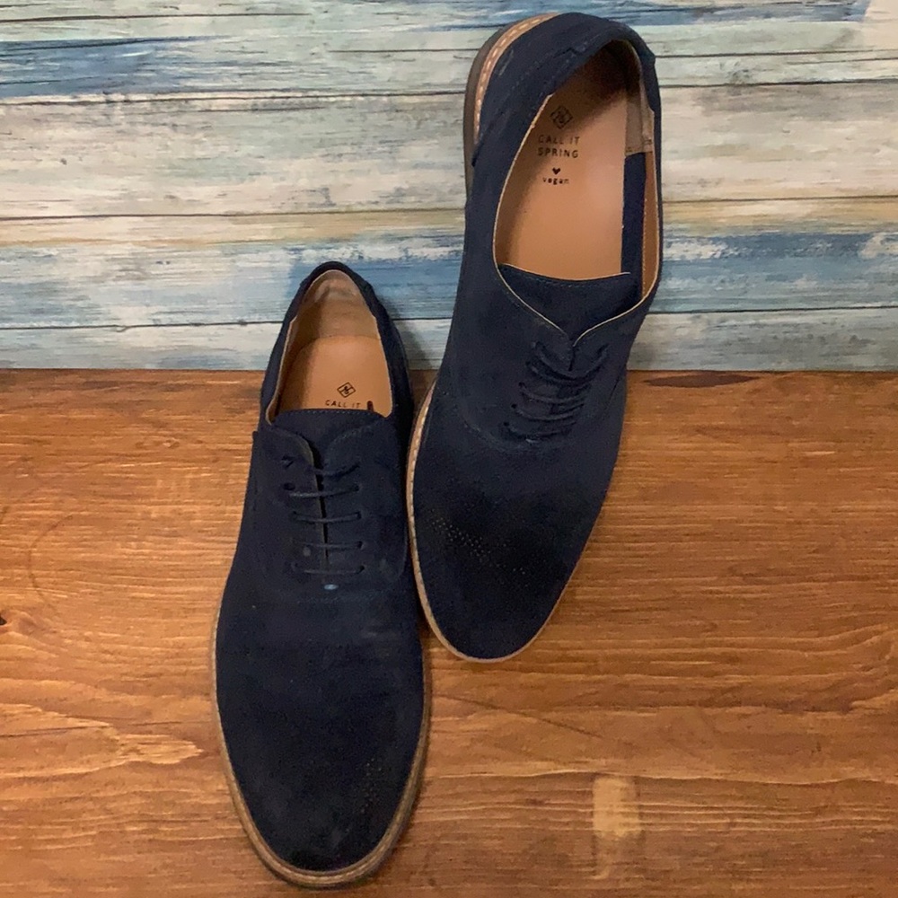Call it Spring Blue Loafers  size 9